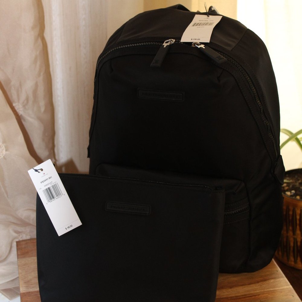 NWT TOMMY HILFIGER TRAVEL SET BLACK